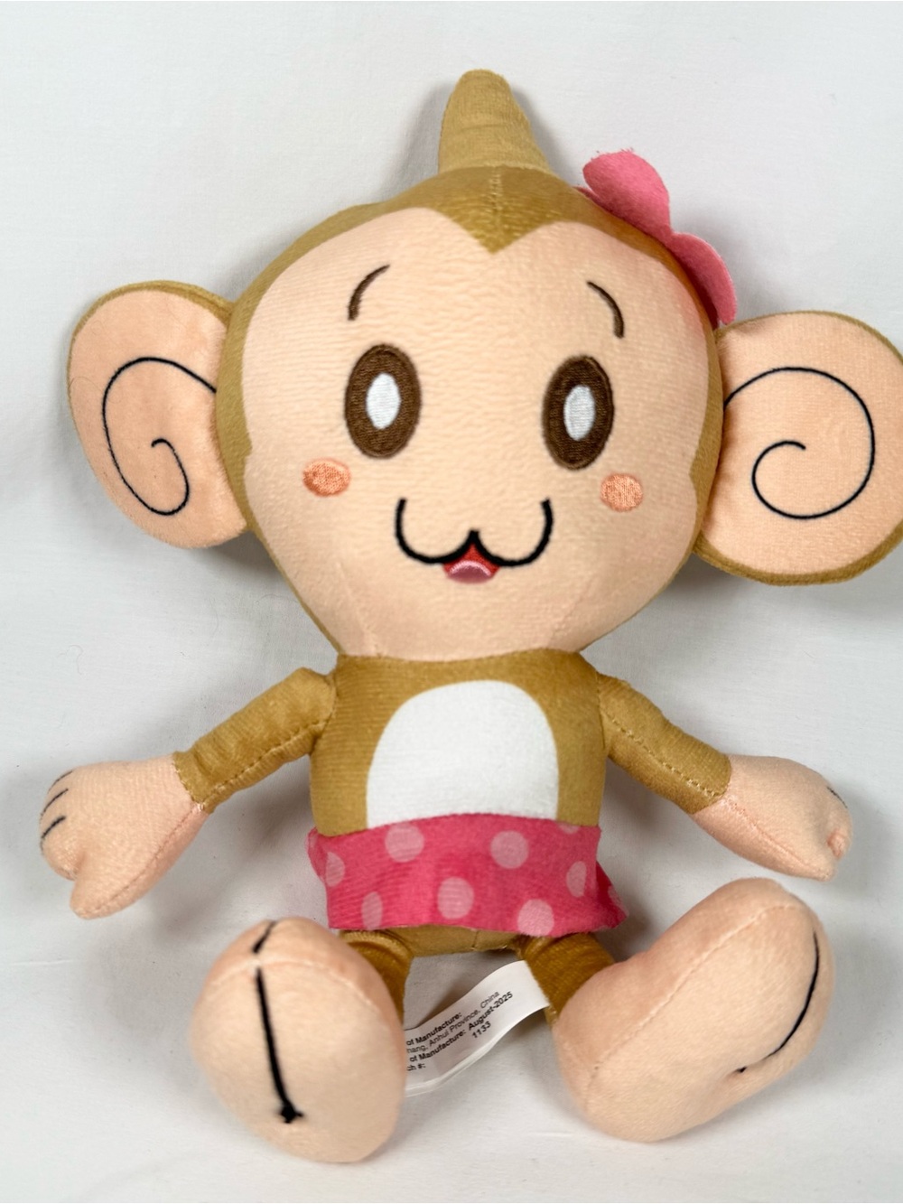 Super Monkey Ball Game Stuffed Animal Plush Toy MeeMee 9"